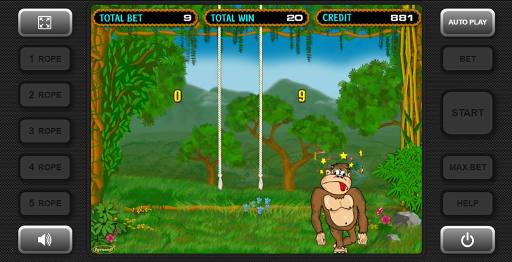 Дизайн игрового слота Crazy Monkey